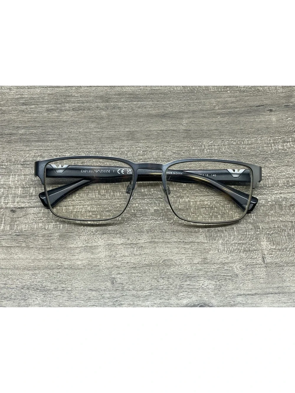 Emporio Armani EA1027 3003 Eyeglasses Full Rim Brown Tort Frames 55-18-140